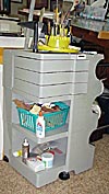 taboret rolling cart